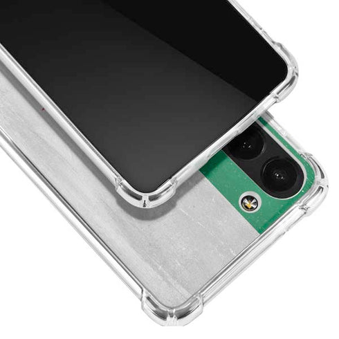 Algeria Flag Distressed Galaxy S23 Plus Clear Case